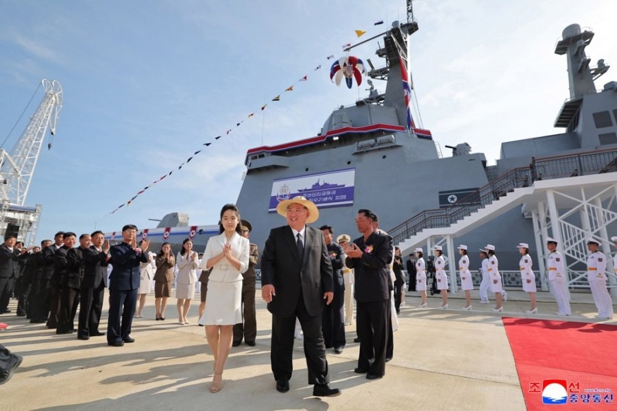 North Korea claims to launch repaired warship on second try