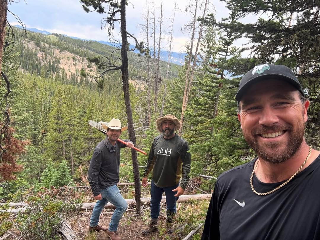 Taylor Swift's Brother Austin Swift Hangs Out With Travis Kelce and Jason Kelce in Nature Adventure