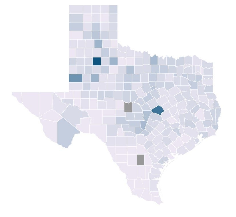 At the center of Texas measles outbreak, a by-the-numbers look at high rates of vaccine exemptions