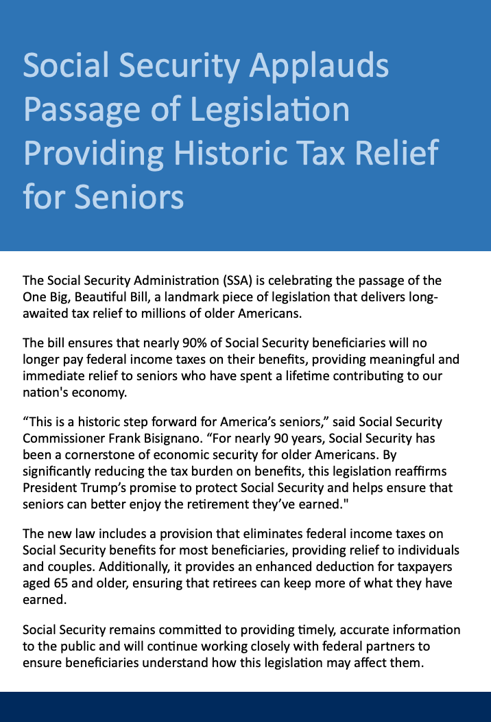 Unusual Social Security email touts Trump bill. Here's what to know.