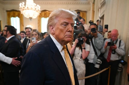 Trump says he 'absolutely loves' that CBS canceled Stephen Colbert's 'Late Show'