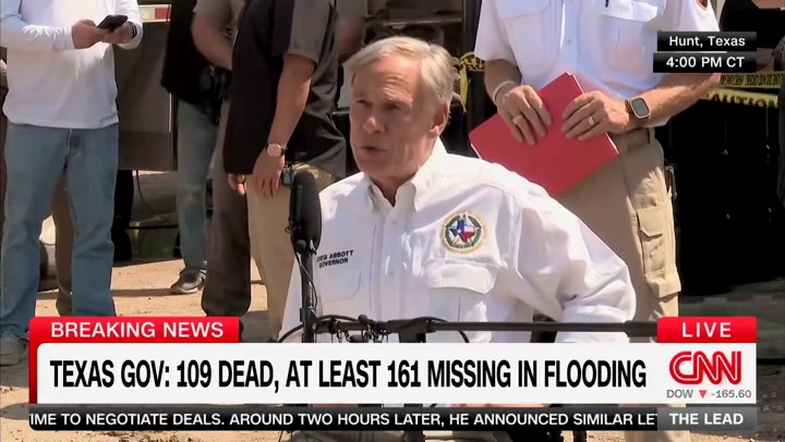 Greg Abbott compared the effort to understand why the death toll was so high to the losers of a football game.
