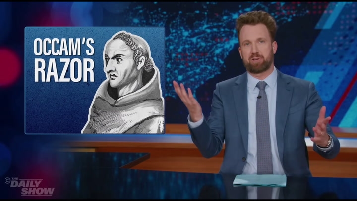 Jordan Klepper didn't explicitly accuse Trump of being in the Epstein files, but he might as well have.
