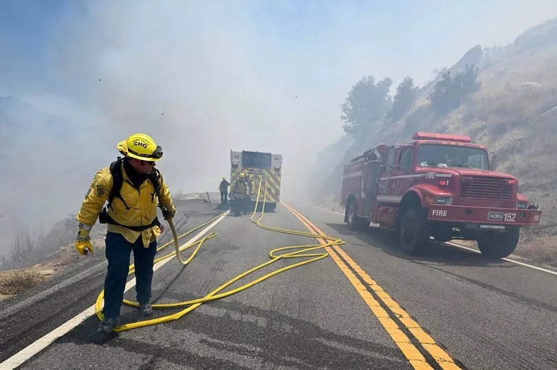 Frightening new wildfires hit California