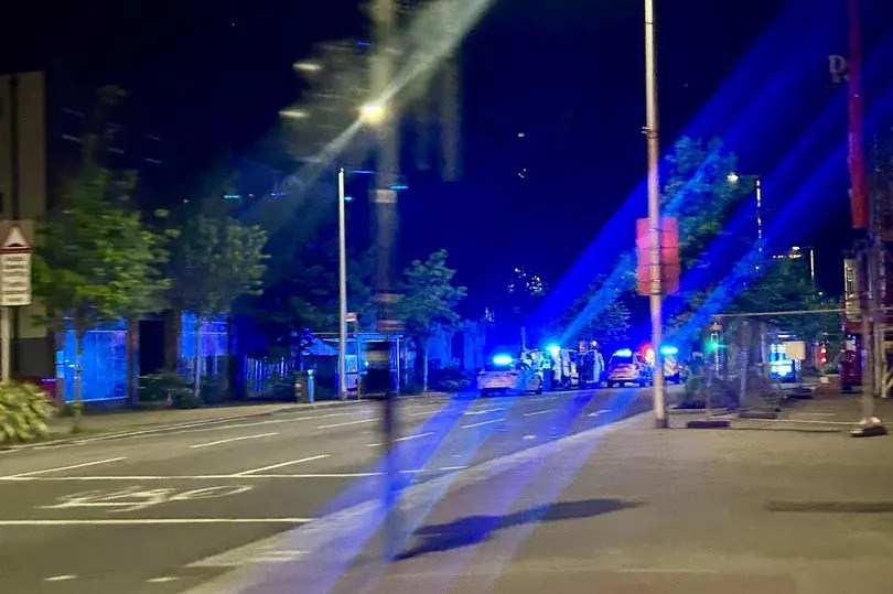 Man arrested after reports of knife wielding attempt to force entry