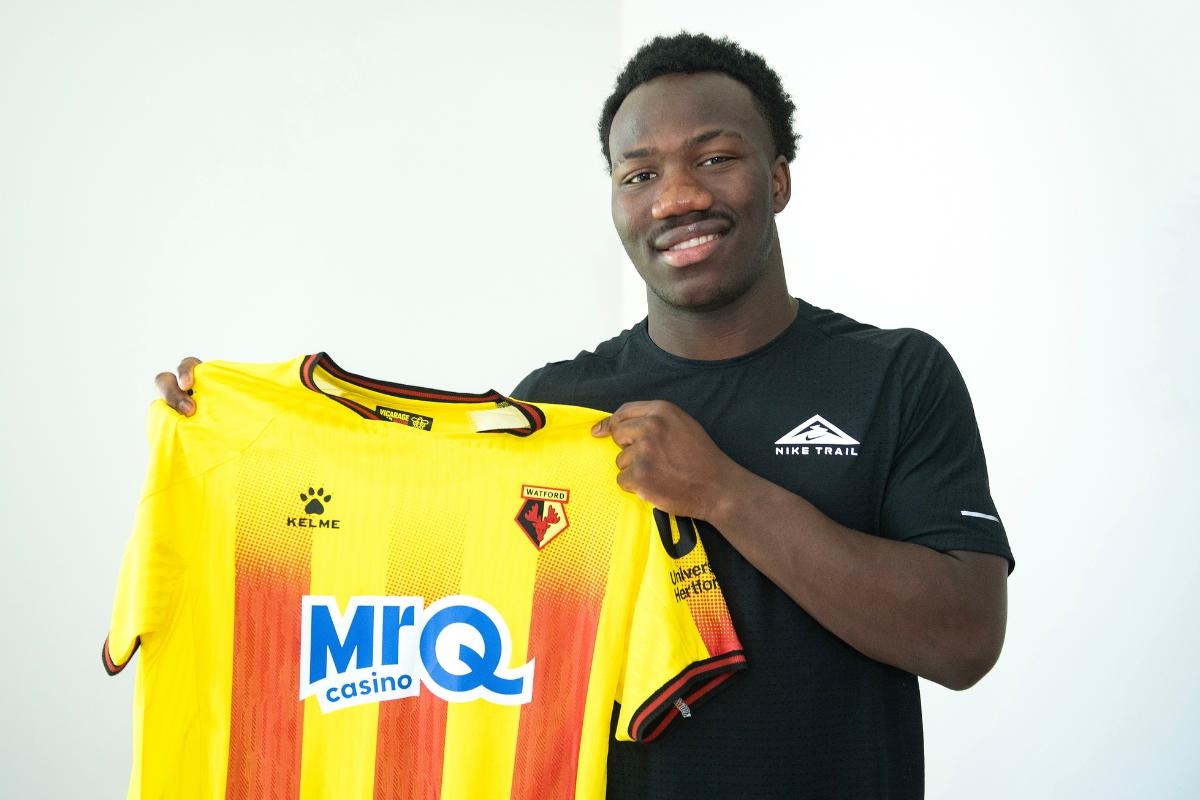 Nestory Irankunda "could cry" as he is handed shirt number 66 for Watford