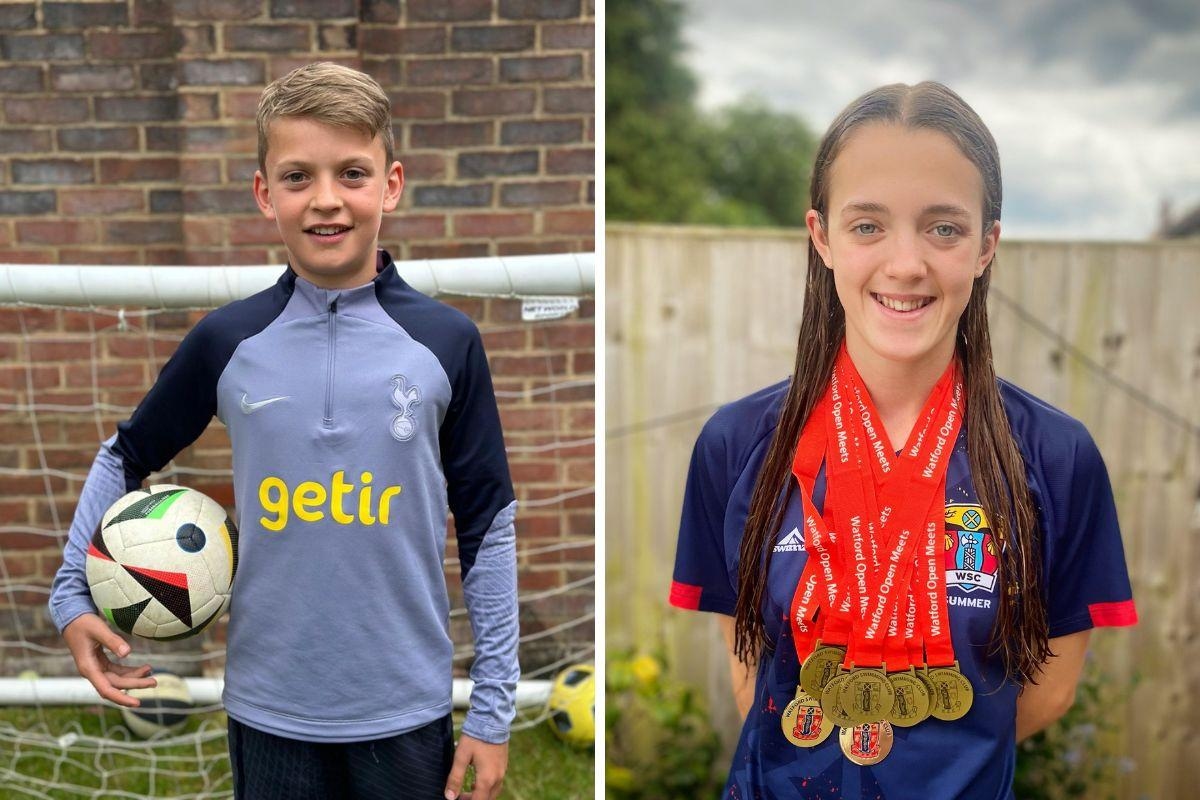 The promising young athletes getting support from medal-winning sportspeople