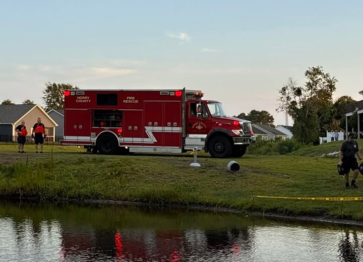 1 critically injured after crews respond for person going into Surfside Beach-area pond
