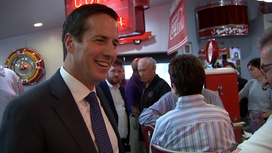 Bernie Moreno stops at Pataskala diner to sell ‘Big, Beautiful Bill' to Ohioans