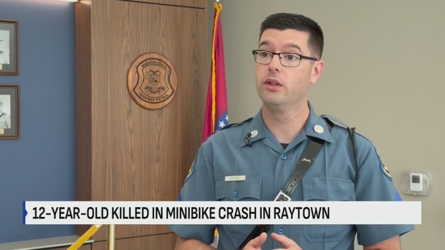 12-year-old killed in minibike crash in Raytown, highway patrol says