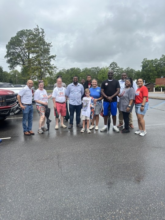 City officials, candidates walk through communities ahead of election