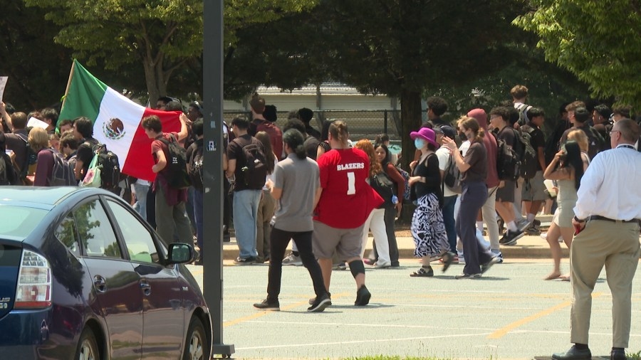 Montgomery Blair High School students organize walkout to support deported classmate