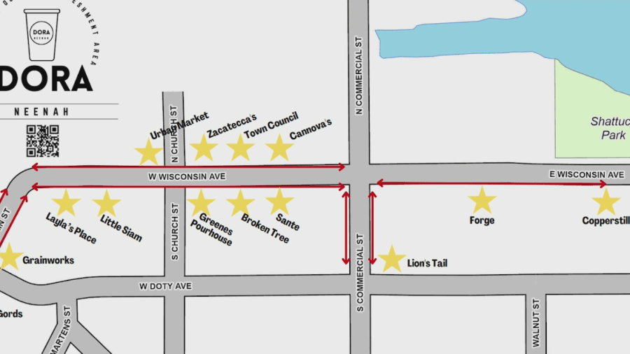 Outdoor drinking area approved in downtown Neenah