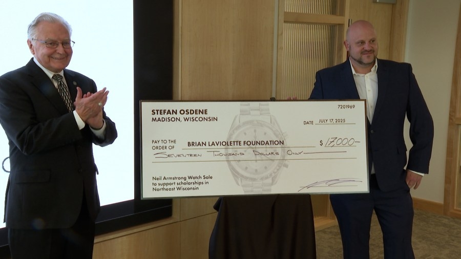 Neil Armstrong's watch inspires $17K donation for students across northeast Wisconsin