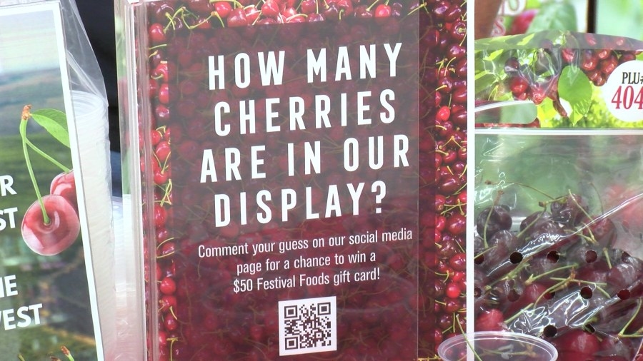 Festival Foods unveils record-breaking cherry display in De Pere