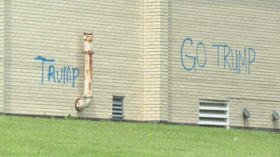 Green Bay police investigating politically motivated graffiti on local businesses