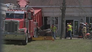 Seven people hospitalized after large truck crashes into Job Corps building in Devens