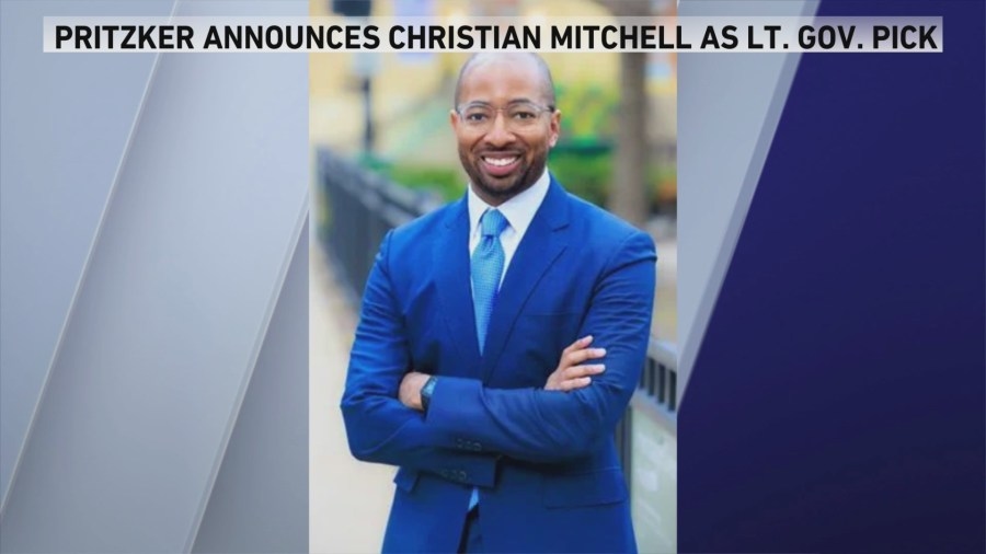 Gov. Pritzker announces Christian Mitchell as pick for Lieutenant Governor