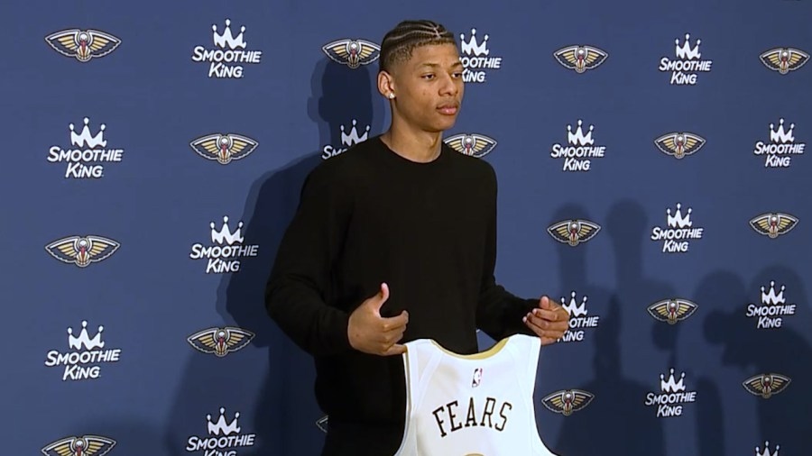 Oklahoma head coach Porter Moser discusses what Jeremiah Fears will bring to the Pelicans