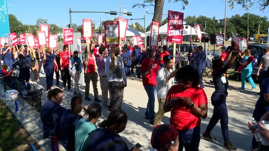 UMC nurses push for safety, better pay, and working conditions on the picket lines