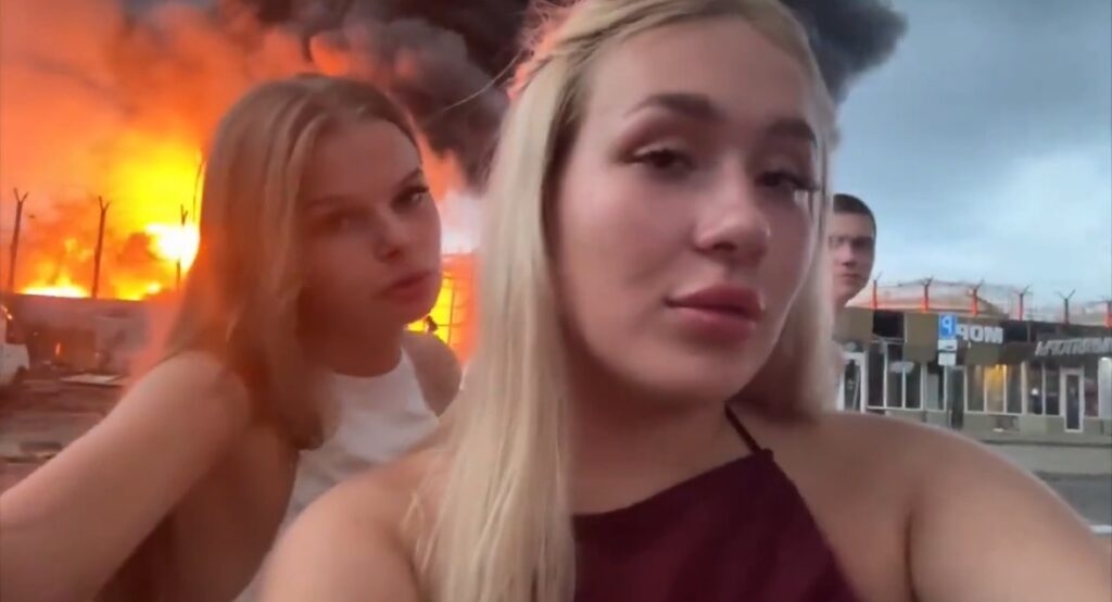 Russian Influencers Arrested for Filming TikTok in Front of Drone-Attacked Oil Depot