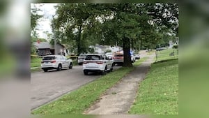 1 shot in Dayton neighborhood; Large police presence on scene
