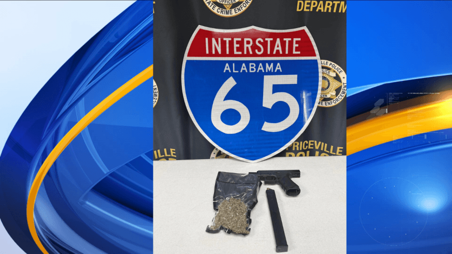 Birmingham man arrested with vacuumed sealed bag of marijuana and handgun during traffic stop