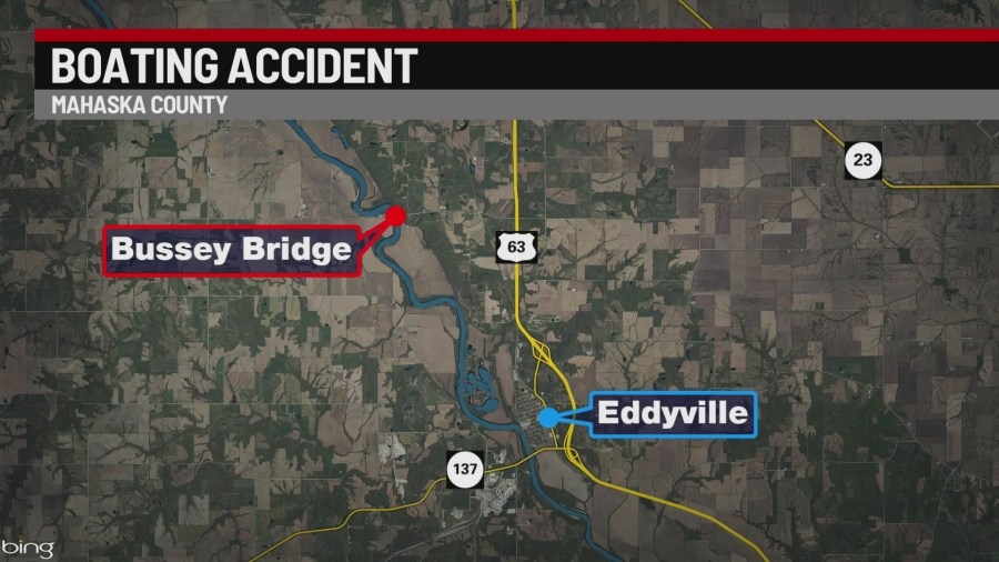 Sheriff: Boat likely hit underwater concrete in Des Moines river, man still missing