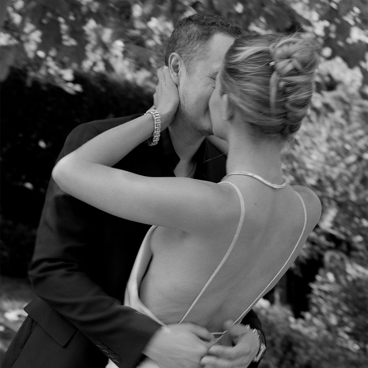 This Vintage Boutique Owner Wore Archival Calvin Klein for Her Intimate Backyard Wedding in L.A.