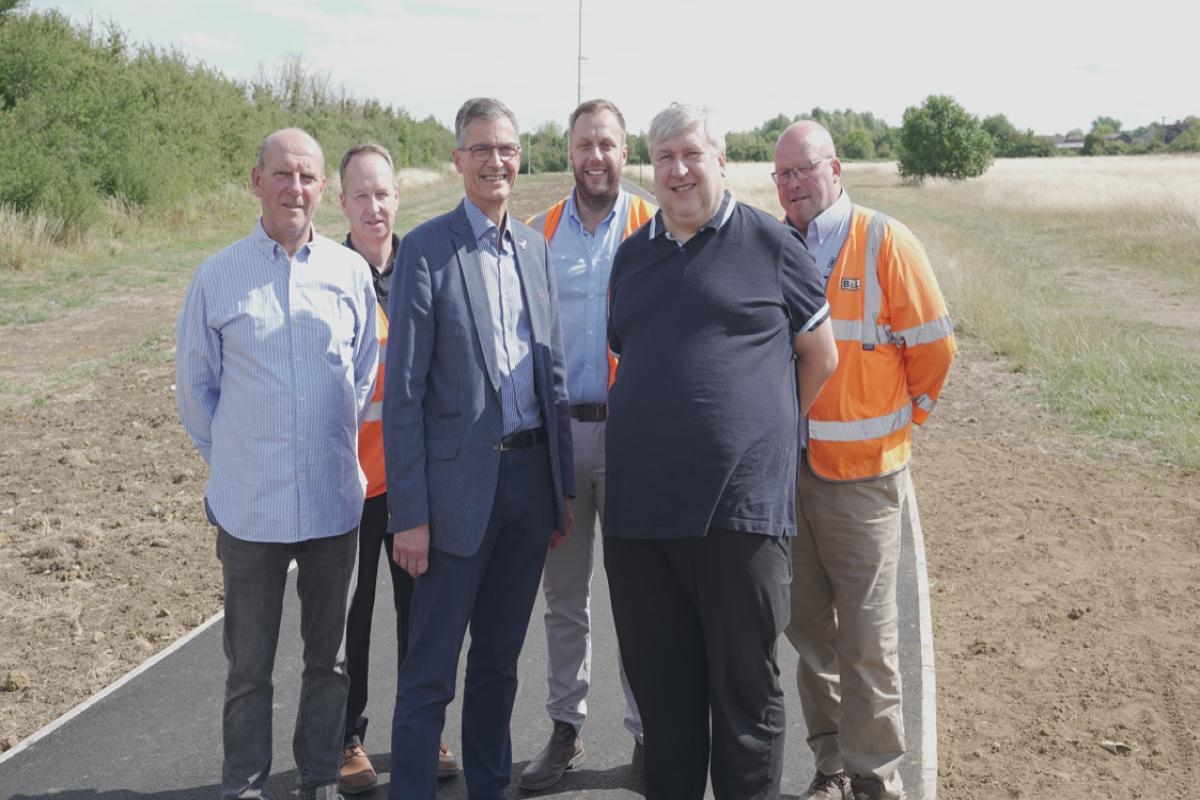 New footpath opens to connect school with surrounding communities