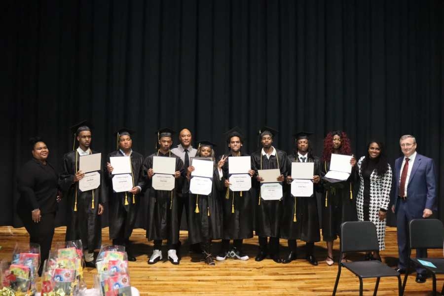 13 students graduated with GEDs through the THRIVE Enrichment Program