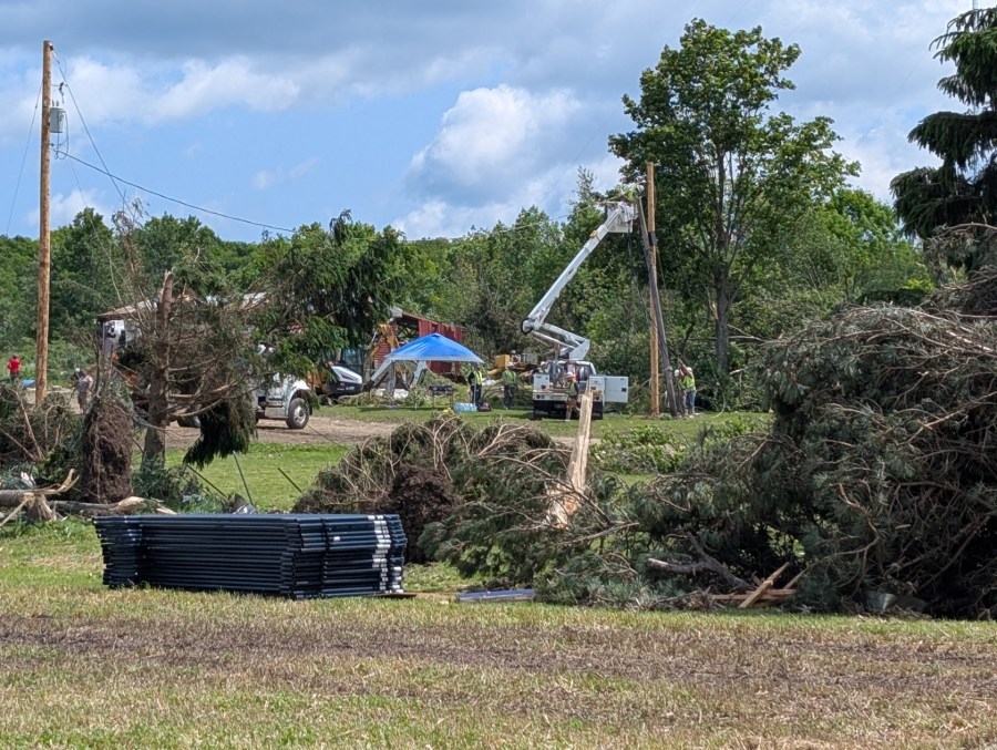 Official Storm Damage Survey on Eastern Erie County Tornado