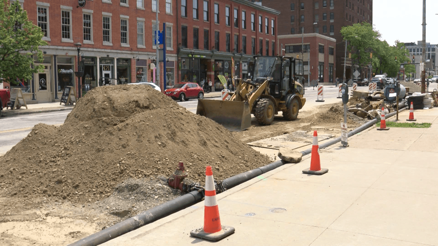 Downtown business owners frustrated over drop in traffic from construction