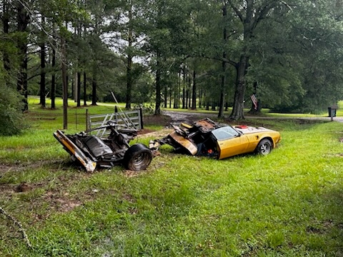 Two hospitalized after Jones County crash