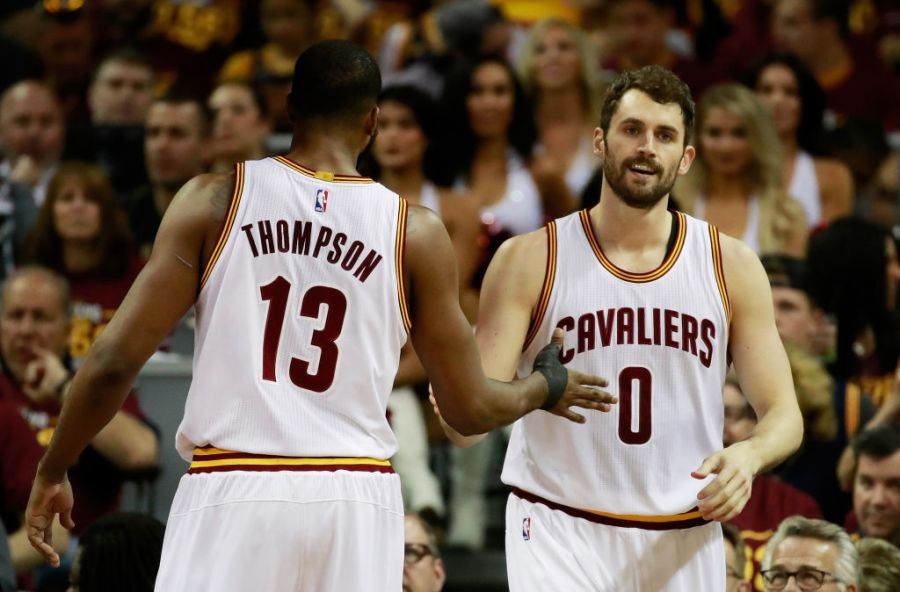 ‘I just broke down': Kevin Love recounts emotional Tristan Thompson hug during playoffs