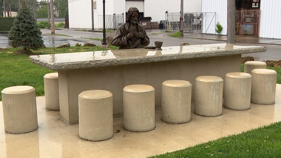 ‘Last Supper' sculpture dedicated to local church