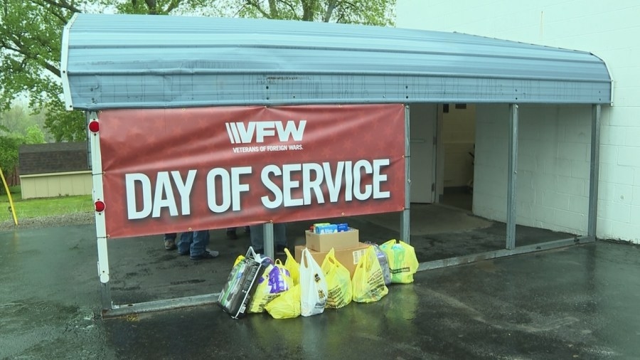 Local VFW post collects items for veterans in need