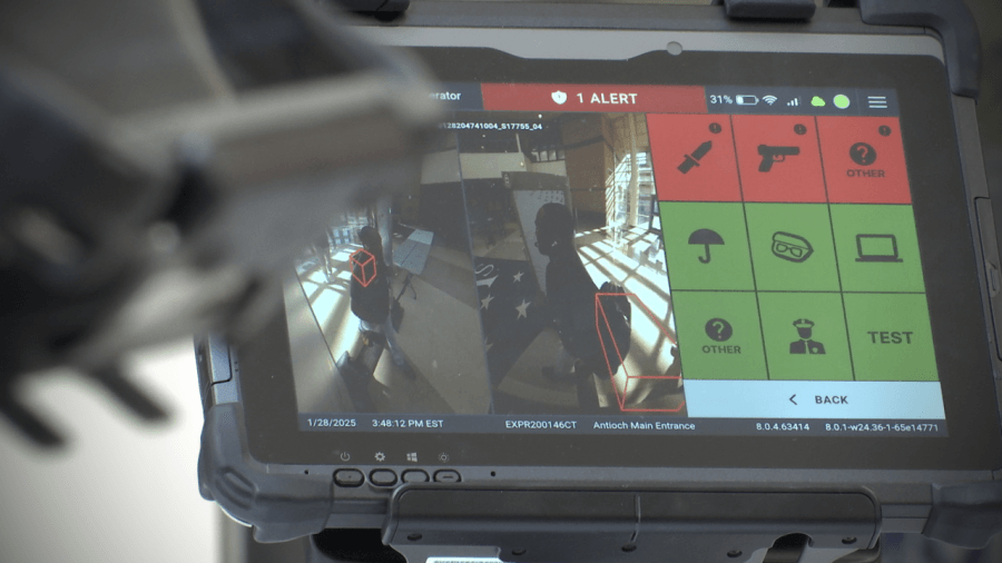 Antioch High School pilots new weapons detection system on first day back to school