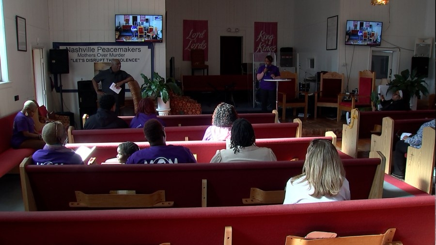 North Nashville community members gather to support families affected by violence