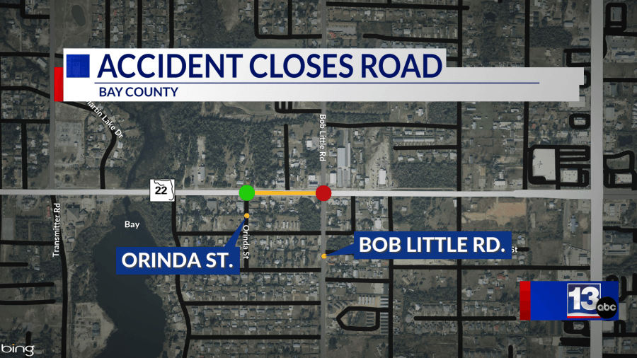 Temporary road closure near HWY 22/E 3rd St. due to traffic crash