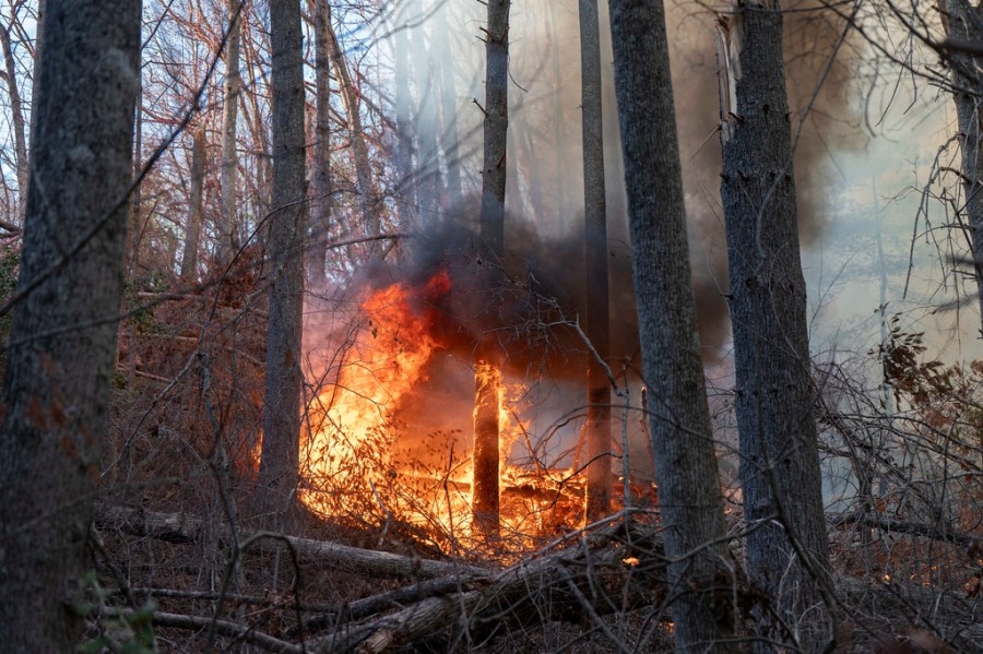 8 NC wildfires still burning over 7,600+ acres; 2 of largest caused by downed powerlines