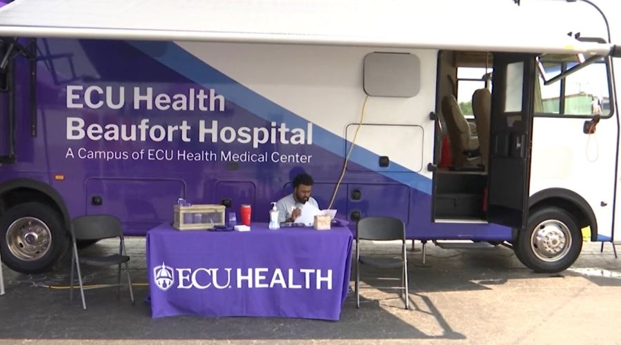 ECU Health Pop Up series provides health care to rural counties