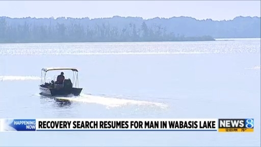 Crews continue searching for man in lake near Greenville