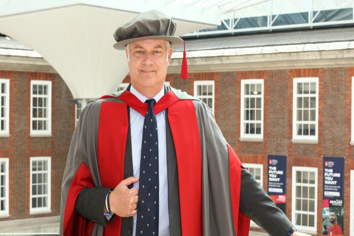 Pink Floyd pilot and former army officer honoured for work combating PTSD