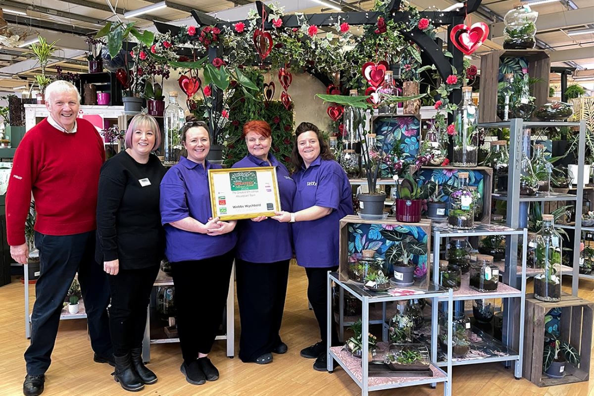 Worcestershire garden centre dubbed one of the best in the UK