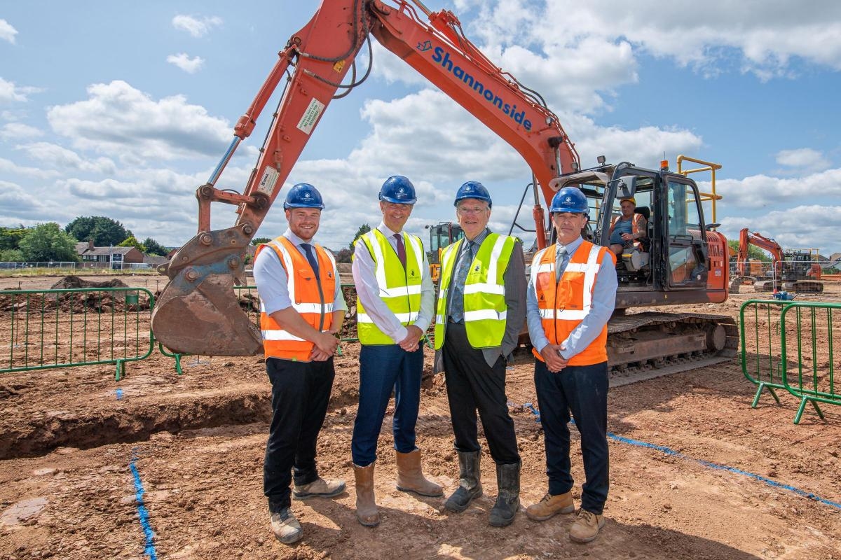 New housing development in Leigh Sinton taking shape