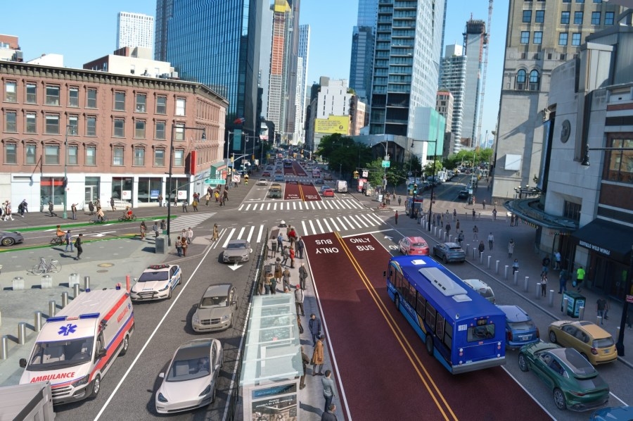 More bus lanes proposed for busy Flatbush Avenue corridor in Brooklyn