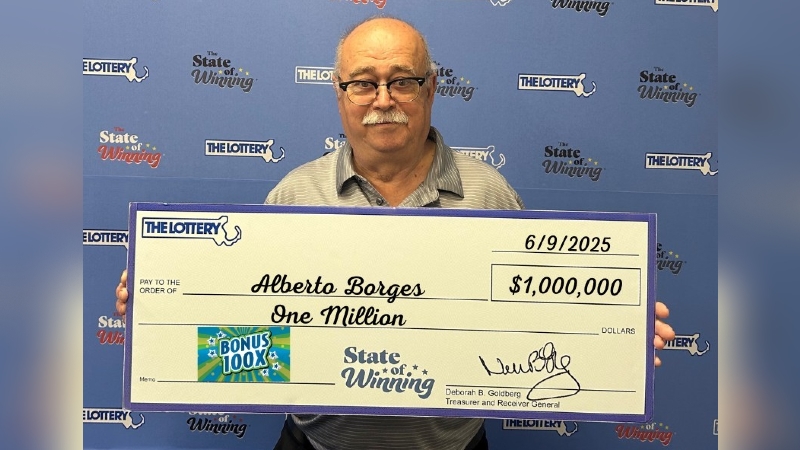 Fall River man wins $1 million lottery prize