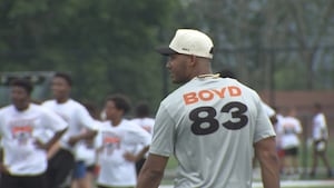 Tyler Boyd returns home to host youth football camp in stadium that now bears his name