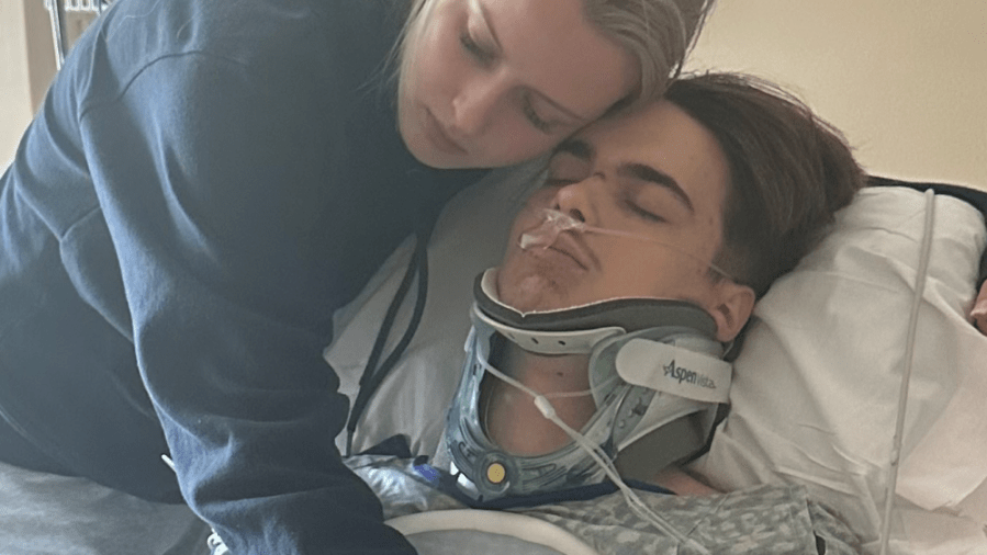 ‘A nightmare': Teen paralyzed after dirt bike crash keeping the faith during recovery